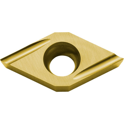 DCGT 32505 U PV730, 0.008″ Corner Radius, 5/32″ Thick, 3/8″ Inscribed Circle, TiAlN/TiN, 55 Degree Diamond, Turning Indexable Insert