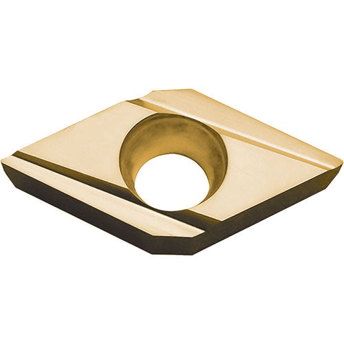 DCGT 3251 J PV720, 1/64″ Corner Radius, 5/32″ Thick, 3/8″ Inscribed Circle, TiCN (MEGACOAT NANO), 55 Degree Diamond, Turning Indexable Insert