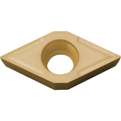 DCGT 3251 PV730, 1/64″ Corner Radius, 5/32″ Thick, 3/8″ Inscribed Circle, TiAlN/TiN, 55 Degree Diamond, Turning Indexable Insert