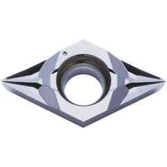 DCGT 3251 MFP-SK PR1425, 1/64″ Corner Radius, 5/32″ Thick, 3/8″ Inscribed Circle, MEGACOAT NANO, Diamond, Turning Indexable Insert - Exact Industrial Supply