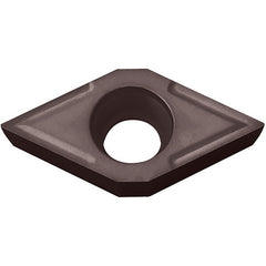 DCGT 3251 MF PR1425, 1/64″ Corner Radius, 5/32″ Thick, 3/8″ Inscribed Circle, MEGACOAT NANO, Diamond, Turning Indexable Insert - Exact Industrial Supply