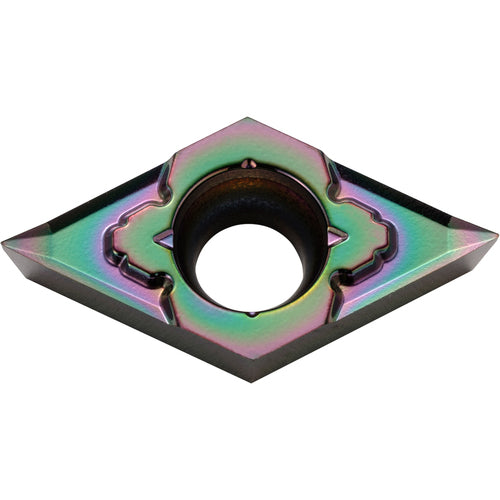 DCGT 32502 CK PDL010, 0.004″ Corner Radius, 5/32″ Thick, 3/8″ Inscribed Circle, C, 55 Degree Diamond, Turning Indexable Insert