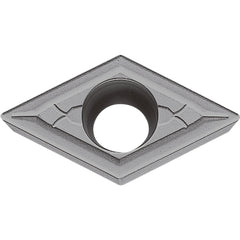 DCMT 2151 GK CA515, 1/64″ Corner Radius, 3/32″ Thick, 1/4″ Inscribed Circle, TiCnulll2O3/TiN, Diamond, Turning Indexable Insert