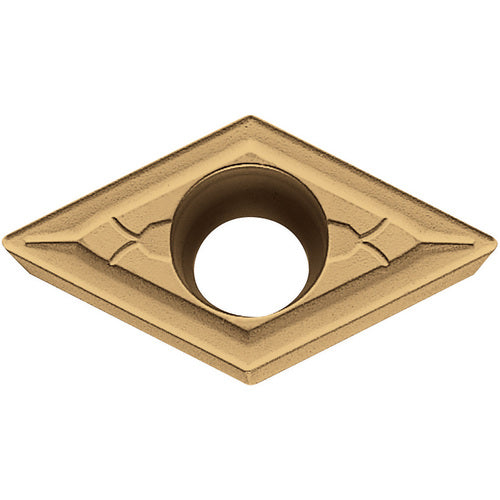 DCMT 2151 GK PV7025, 1/64″ Corner Radius, 3/32″ Thick, 1/4″ Inscribed Circle, TiCN (MEGACOAT), Diamond, Turning Indexable Insert - Exact Industrial Supply
