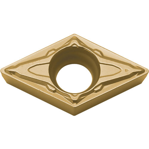 DCMT 2151 PP CA025P, 1/64″ Corner Radius, 3/32″ Thick, 1/4″ Inscribed Circle, TiCl2O3/TiN, 55 Degree Diamond, Turning Indexable Insert