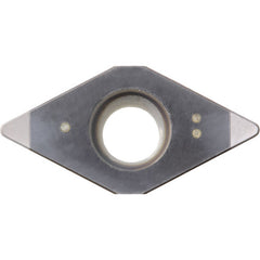 DCMW 21505 KBN25M, 0.008″ Corner Radius, 3/32″ Thick, 1/4″ Inscribed Circle, MEGACOAT, 55 Degree Diamond, Turning Indexable Insert