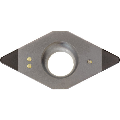 DCMW 21505 KBN10M, 0.008″ Corner Radius, 3/32″ Thick, 1/4″ Inscribed Circle, MEGACOAT, 55 Degree Diamond, Turning Indexable Insert