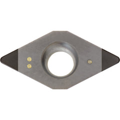 DCMW 2151 ME KBN35M, 1/64″ Corner Radius, 3/32″ Thick, 1/4″ Inscribed Circle, MEGACOAT, Diamond, Turning Indexable Insert - Exact Industrial Supply