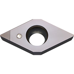 DCMW 2151 KBN510, 1/64″ Corner Radius, 3/32″ Thick, 1/4″ Inscribed Circle, 55 Degree Diamond, Turning Indexable Insert