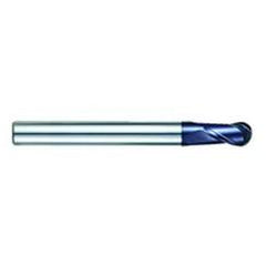 1" Dia. - 7"OAL - AlTiN CBD-Ball Nose HP End Mill-2 FL - Eagle Tool & Supply