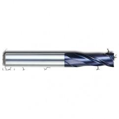1/2" Dia. - 1-1/2" LOC - 3-1/2" OAL - 2 FL Carbide S/E HP End Mill-AlTiN - Eagle Tool & Supply
