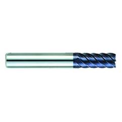 3/8" Dia. - 1-1/4" LOC - 3-1/4" OAL - 6 FL Carbide S/E HP End Mill-AlTiN - Eagle Tool & Supply