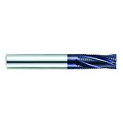 1/4" Dia. - 2-1/2" OAL - TiAlN CBD - Roughing HP End Mill - 3 FL - Eagle Tool & Supply