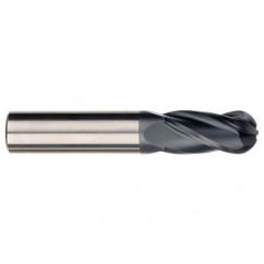 1/4" Dia. - 4" OAL - AlTiN CBD - Ball End SE EM - 4 FL - Eagle Tool & Supply