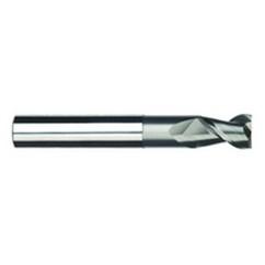 3/8" Dia. - 1/2" LOC - 2-1/2" OAL - 3 FL Carbide S/E HP End Mill-Uncoated - Eagle Tool & Supply