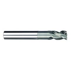 1/2" Dia. - 5/8" LOC - 6" OAL - 3 FL Carbide S/E HP End Mill-Uncoated - Eagle Tool & Supply