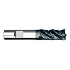 1/2" Dia. - 1-1/4" LOC - 3" OAL - 4 FL Carbide S/E HP End Mill-AlTiNx - Eagle Tool & Supply