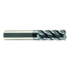 5/8" Dia. - 3-1/4" LOC - 6" OAL - .060 Radius 5 FL Carbide S/E HP End Mill-AlCrN-X - Eagle Tool & Supply