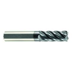 1/2" Dia. - 3-1/4" LOC - 6" OAL - 5 FL Carbide S/E HP End Mill-AlCrN-X - Eagle Tool & Supply