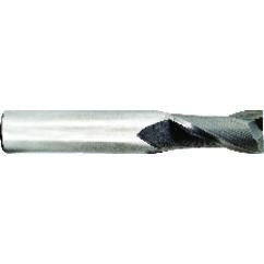 11/32 Dia. x 2-1/2 Overall Length 2-Flute Square End Solid Carbide SE End Mill-Round Shank-Center Cut-TiN - Eagle Tool & Supply