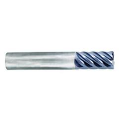 5/8" Dia. - 1-1/4" LOC - 3-1/2" OAL - .030 Radius 6 FL Carbide S/E HP End Mill-nACo - Eagle Tool & Supply