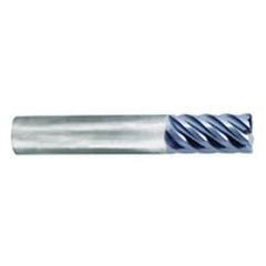 5/8" Dia. - 1-1/4" LOC - 3-1/2" OAL - .030 Radius 6 FL Carbide S/E HP End Mill-nACo - Eagle Tool & Supply