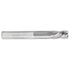 9/16 Dia. x 6 Overall Length 4-Flute Square End Solid Carbide SE End Mill-Round Shank-Center Cut-Uncoated - Eagle Tool & Supply