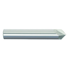 ‎1/8″ Dia-1-1/2″ OAL-Uncoated Chamfer Mill-2 FL - Eagle Tool & Supply