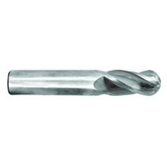 1/4" Dia. - 4" OAL - Ball Nose-AlTiN Long Reach CBD SE EM - 2 FL - Eagle Tool & Supply