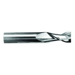 3/8" Dia. - 1" LOC - 2-1/2" OAL - .015 Radius 2 FL Carbide S/E HP End Mill-TiCN - Eagle Tool & Supply