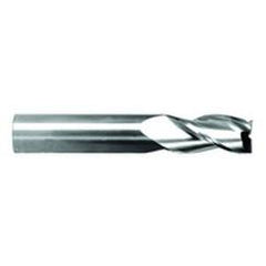 1" Dia. - 1-1/2" LOC - 4" OAL - .005 Radius 3 FL Carbide S/E HP End Mill-Uncoated - Eagle Tool & Supply