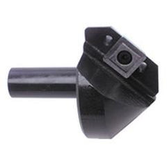 82° Point - 1/4" Min - 1/2" SH - Indexable Countersink & Chamfering Tool - Eagle Tool & Supply