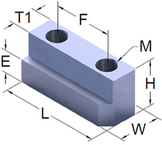 KW12BJN Jaw Nut For 1.5mm Serrated Hard Jaw - Eagle Tool & Supply