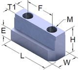 KW15KJN Jaw Nut For 1.5mm Serrated Hard Jaw - Eagle Tool & Supply
