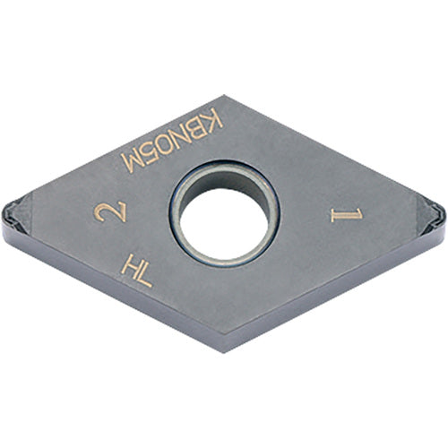 DNGM 433 HL KBN05M, 3/64″ Corner Radius, 3/16″ Thick, 1/2″ Inscribed Circle, MEGACOAT, 55 Degree Diamond, Turning Indexable Insert