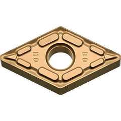 DNMG 432 MQ PR1305, 1/32″ Corner Radius, 3/16″ Thick, 1/2″ Inscribed Circle, MEGACOAT, Diamond, Turning Indexable Insert - Exact Industrial Supply