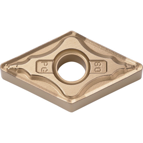 DNMG 431 PG CA530, 1/64″ Corner Radius, 3/16″ Thick, 1/2″ Inscribed Circle, TiCnulll2O3/TiN, Diamond, Turning Indexable Insert - Exact Industrial Supply