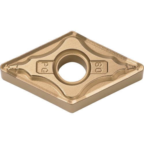 DNMG 441 PG PV730, 1/64″ Corner Radius, 1/4″ Thick, 1/2″ Inscribed Circle, TiAlN/TiN, 55 Degree Diamond, Turning Indexable Insert