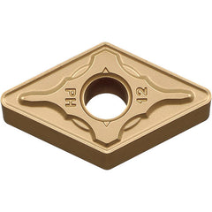 DNMG 433 PH CA025P, 3/64″ Corner Radius, 3/16″ Thick, 1/2″ Inscribed Circle, TiCl2O3/TiN, 55 Degree Diamond, Turning Indexable Insert