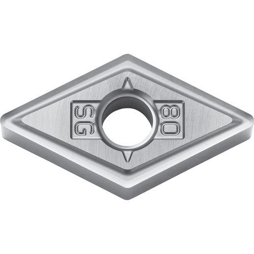 DNMG 443 SG SW05, 3/64″ Corner Radius, 1/4″ Thick, 1/2″ Inscribed Circle, WC/Co, 55 Degree Diamond, Turning Indexable Insert