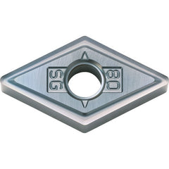 DNMG 443 SG PR015S, 3/64″ Corner Radius, 1/4″ Thick, 1/2″ Inscribed Circle, MEGACOAT HARD, 55 Degree Diamond, Turning Indexable Insert