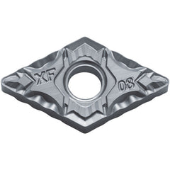 DNMG 431 XF PV720, 1/64″ Corner Radius, 3/16″ Thick, 1/2″ Inscribed Circle, TiCN (MEGACOAT NANO), Diamond, Turning Indexable Insert - Exact Industrial Supply