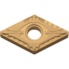 DNMG 432 XP CA5505, 1/32″ Corner Radius, 3/16″ Thick, 1/2″ Inscribed Circle, TiCnulll2O3/TiN, Diamond, Turning Indexable Insert - Exact Industrial Supply