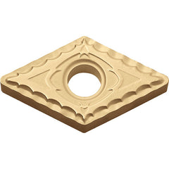 DNMG 432 XQ CA025P, 1/32″ Corner Radius, 3/16″ Thick, 1/2″ Inscribed Circle, TiCl2O3/TiN, 55 Degree Diamond, Turning Indexable Insert