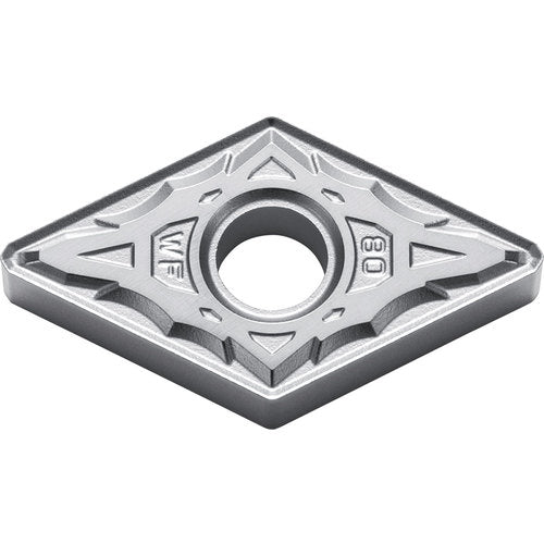 DNMX 433 WF TN620, 3/64″ Corner Radius, 3/16″ Thick, 1/2″ Inscribed Circle, TiCN, 55 Degree Diamond, Turning Indexable Insert