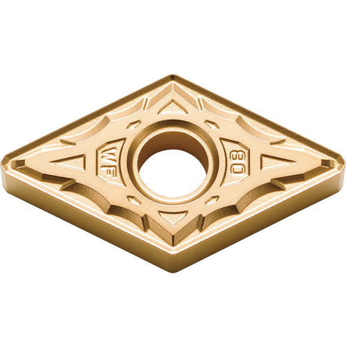 DNMX 443 WF PV710, 3/64″ Corner Radius, 1/4″ Thick, 1/2″ Inscribed Circle, TiCN (MEGACOAT NANO), Diamond, Turning Indexable Insert - Exact Industrial Supply