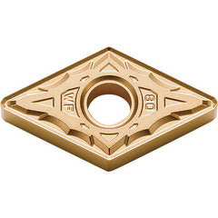 DNMX 432 WF CA530, 1/32″ Corner Radius, 3/16″ Thick, 1/2″ Inscribed Circle, TiCl2O3/TiN, 55 Degree Diamond, Turning Indexable Insert