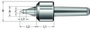 PLC-HDA-3LSP-MT4 - Heavy Duty - Live Center - Eagle Tool & Supply