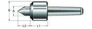 PLC-HDA-S60-MT2 - Heavy Duty - Live Center - Eagle Tool & Supply