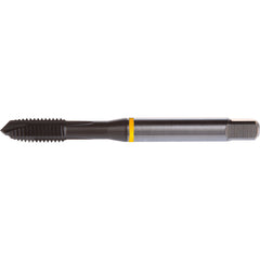 ‎1/4-20 3 Flute H5 HSS-E PM DIN ANSI Machine Tap - Yellow Shark for Low Alloy Steels - Plug Style E-code # E8091/4 - Eagle Tool & Supply